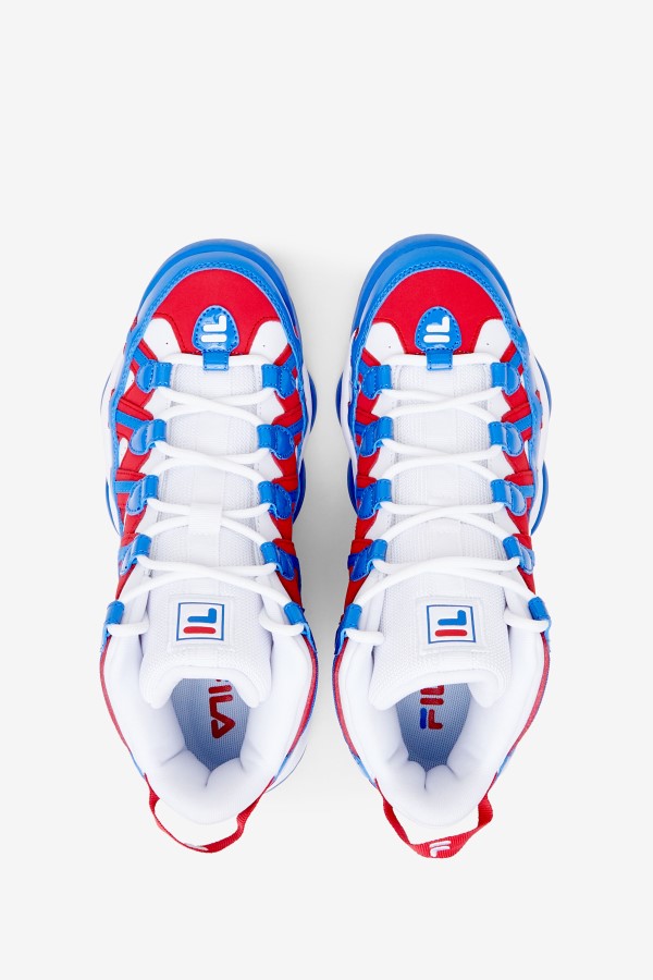 White/Red/Blue Fila Men\'s Stackhouse Spaghetti