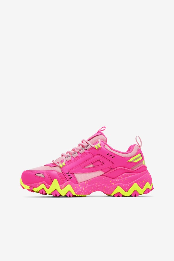 Women\'s Oakmont Tr Pink/Almond Blossom/Yellow Fila