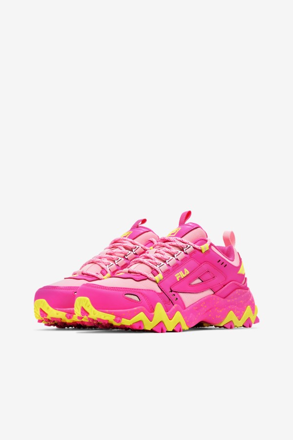 Women\'s Oakmont Tr Pink/Almond Blossom/Yellow Fila