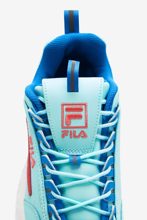 Big Kids\' Disruptor 2 Premium Blue/Atomic Blue/Tea Rose Fila