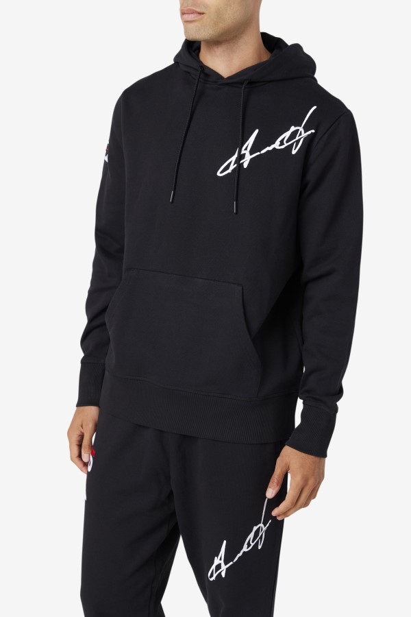 Grant Hill Lazarus Hoodie Black Fila