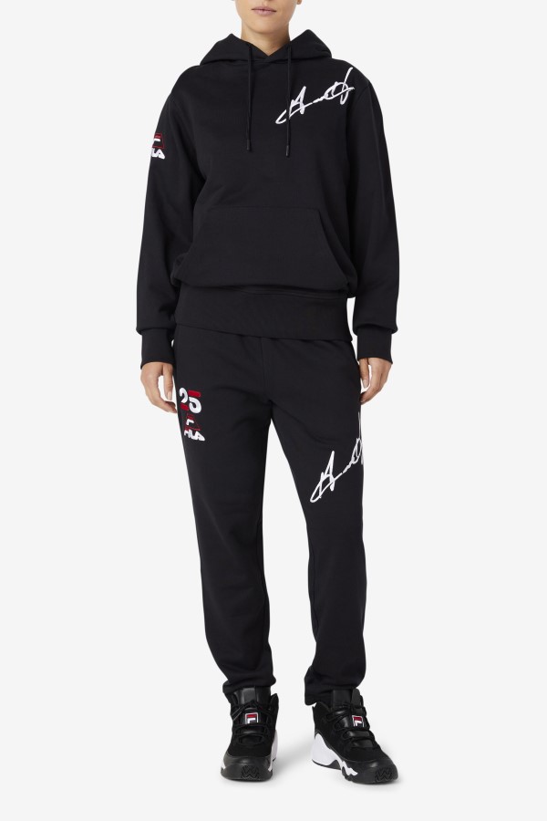 Grant Hill Lazarus Hoodie Black Fila