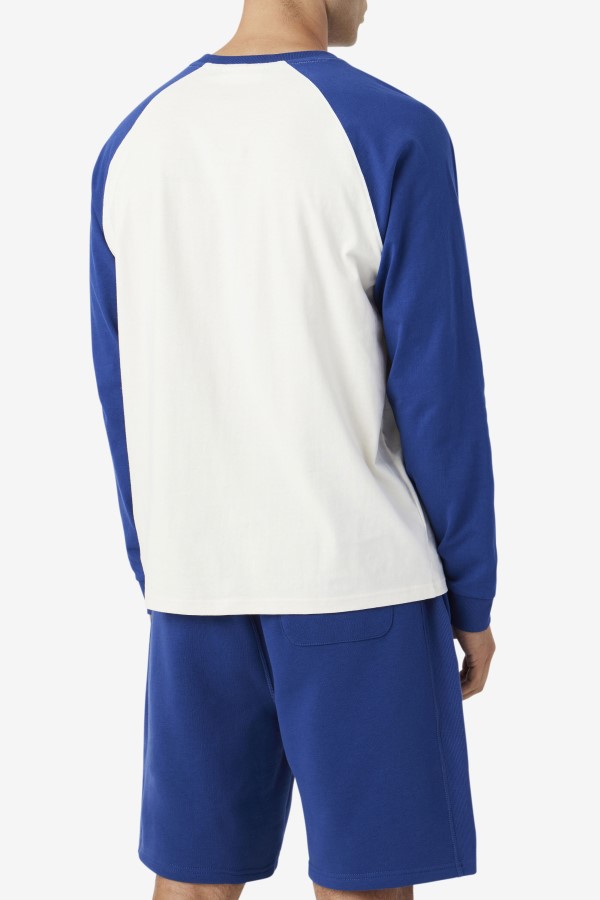 Fila Chet Raglan Tee Gardenia/Blue