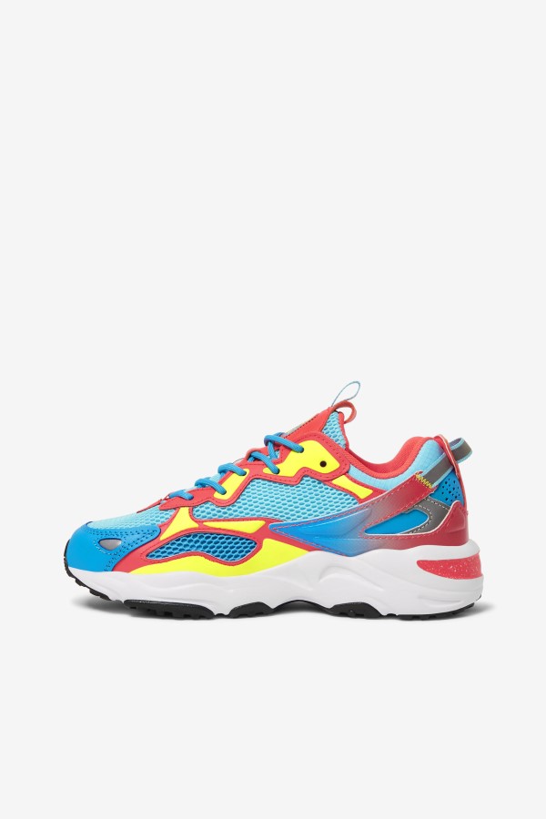 Women\'s Ray Tracer Apex Fila Bluefish/Yellow/Fiery Coral