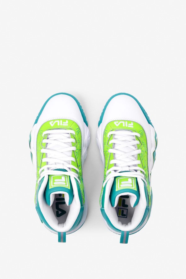 Big Kids\' Mb White/Ceramic/Green Fila