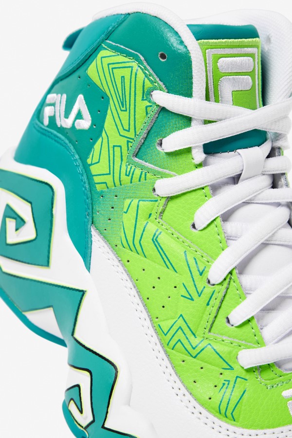 Big Kids\' Mb White/Ceramic/Green Fila