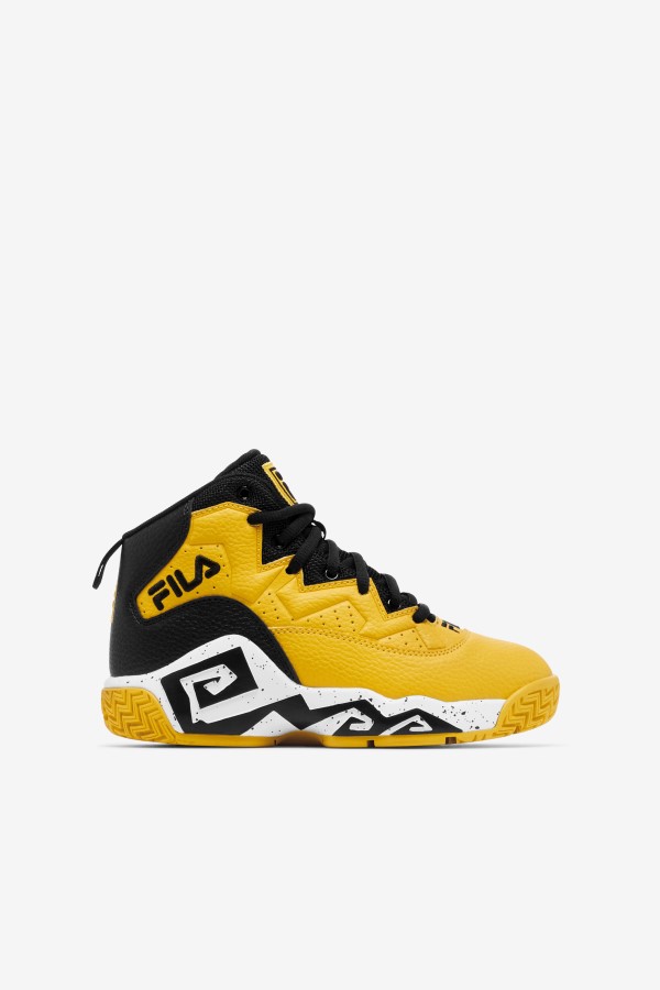 Lemon/Black/White Little Kids' Mb Fila