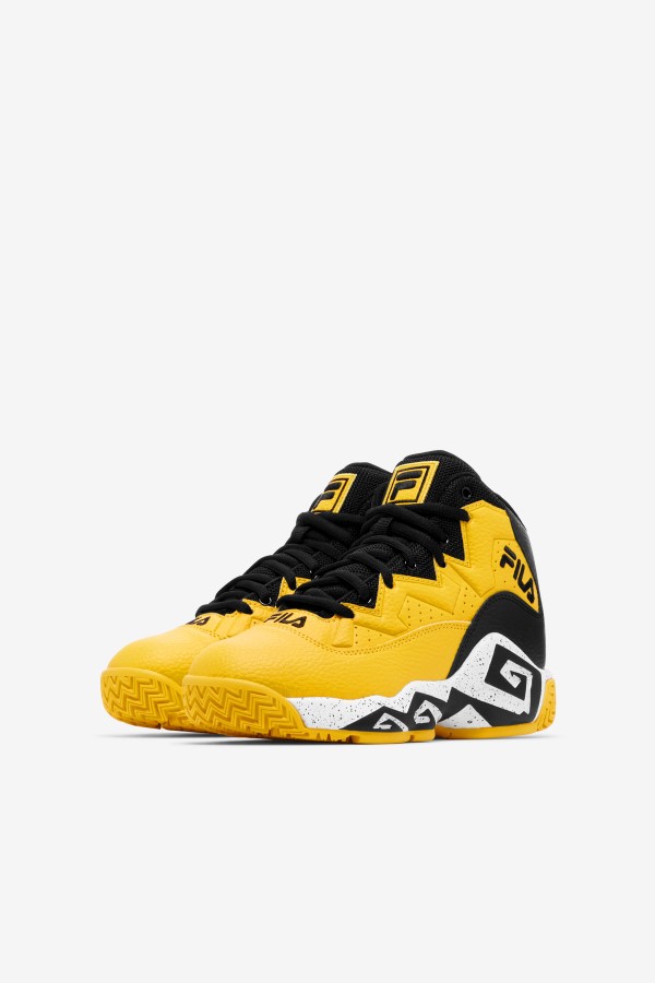 Lemon/Black/White Little Kids\' Mb Fila