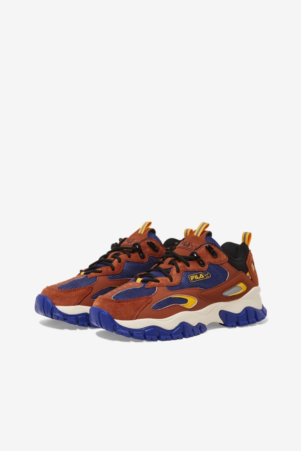 Fila Women\'s Ray Tracer Tr 2 Bombay Brown/Blue/Ecru