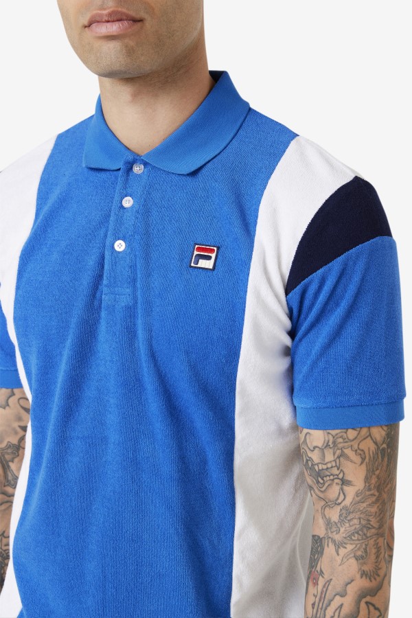 Astro Terry Polo Fila Strong Blue/White/Navy