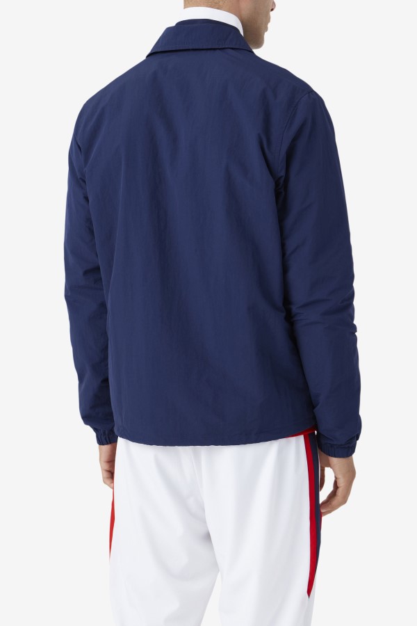 Navy Coaches Jacket Fila