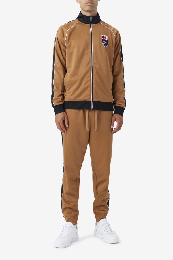 Tobacco Brown/White 2Pac Track Pant Fila
