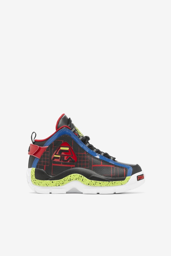 Big Kids' Grant Hill 2 Black/Blue/Red Fila