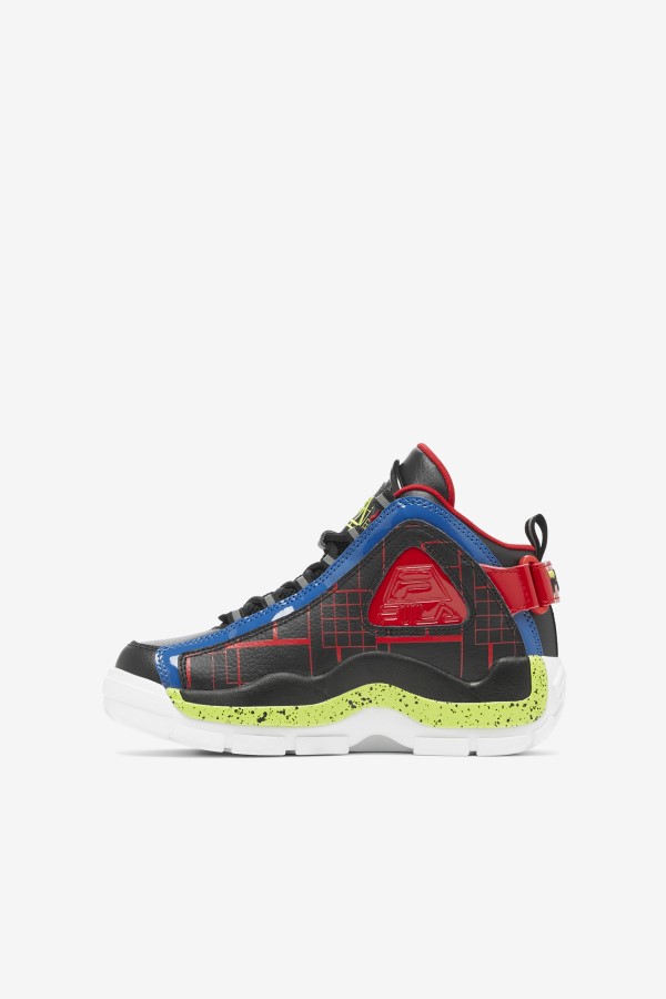 Big Kids\' Grant Hill 2 Black/Blue/Red Fila