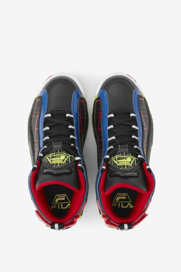 Big Kids\' Grant Hill 2 Black/Blue/Red Fila