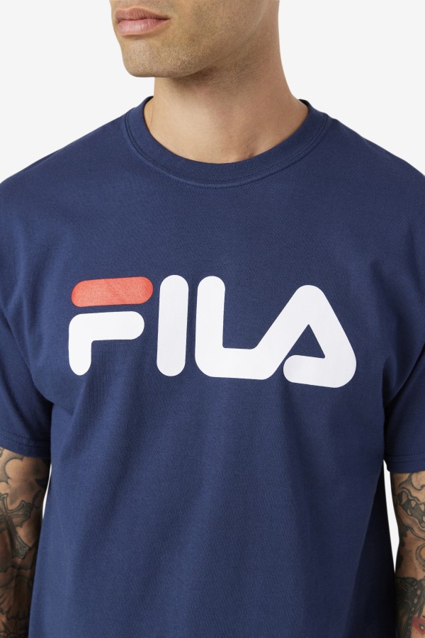 Navy/White/Red Men\'s Logo Tee Fila