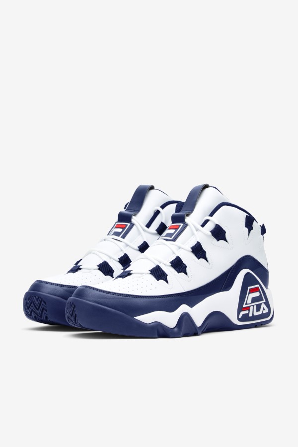 Fila Men\'s Grant Hill 1 White/Navy/Red
