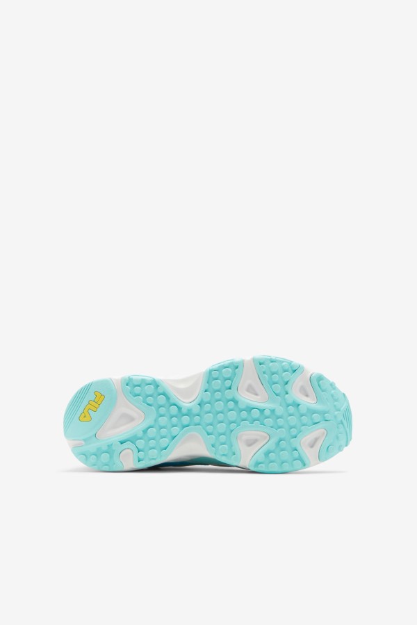 Big Kids\' Ray Tracer Apex Fila Celandine/Blue/Blue