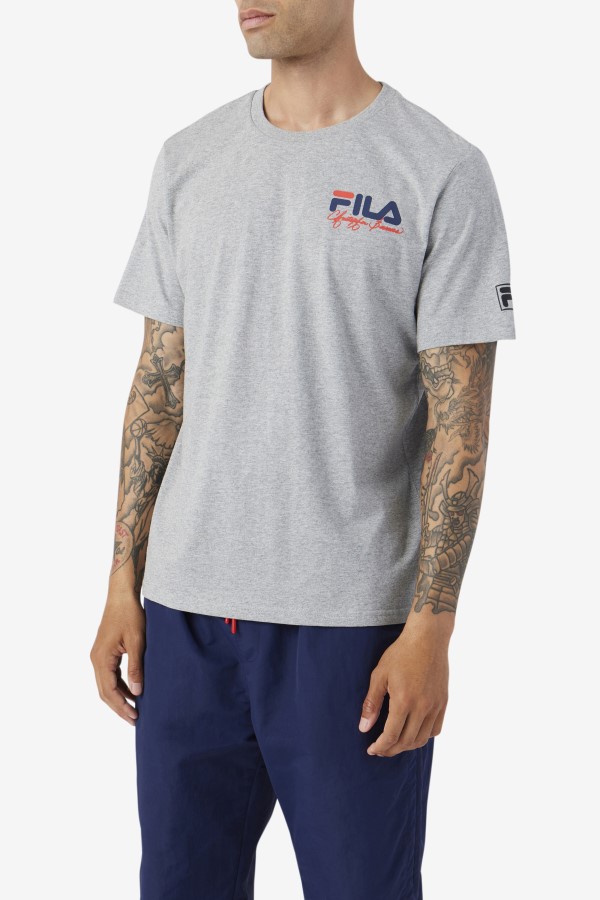 Heather Grey Bevans Park Graphic Tee Fila