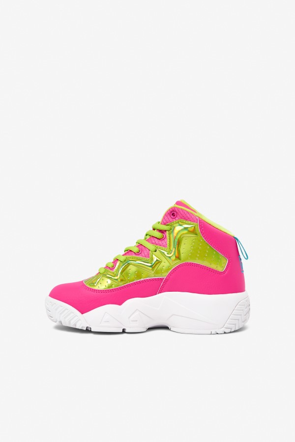 Fila Big Kids\' Mb Night Walk Pink/Lime Punch/White