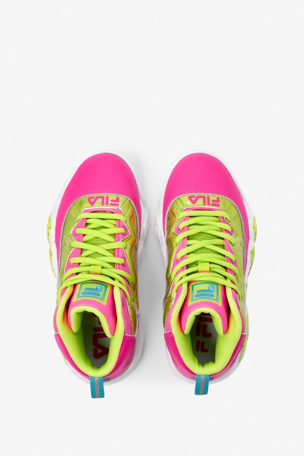 Fila Big Kids\' Mb Night Walk Pink/Lime Punch/White