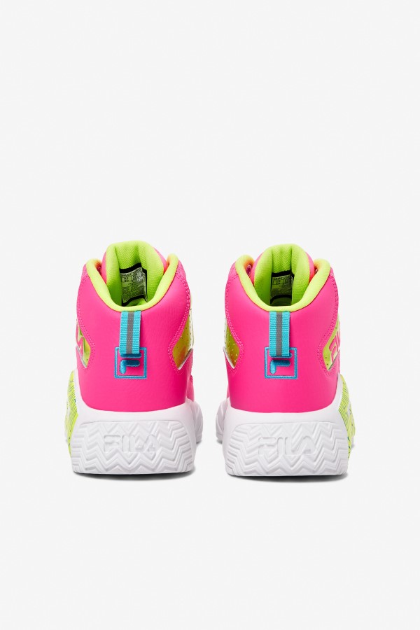 Fila Big Kids\' Mb Night Walk Pink/Lime Punch/White