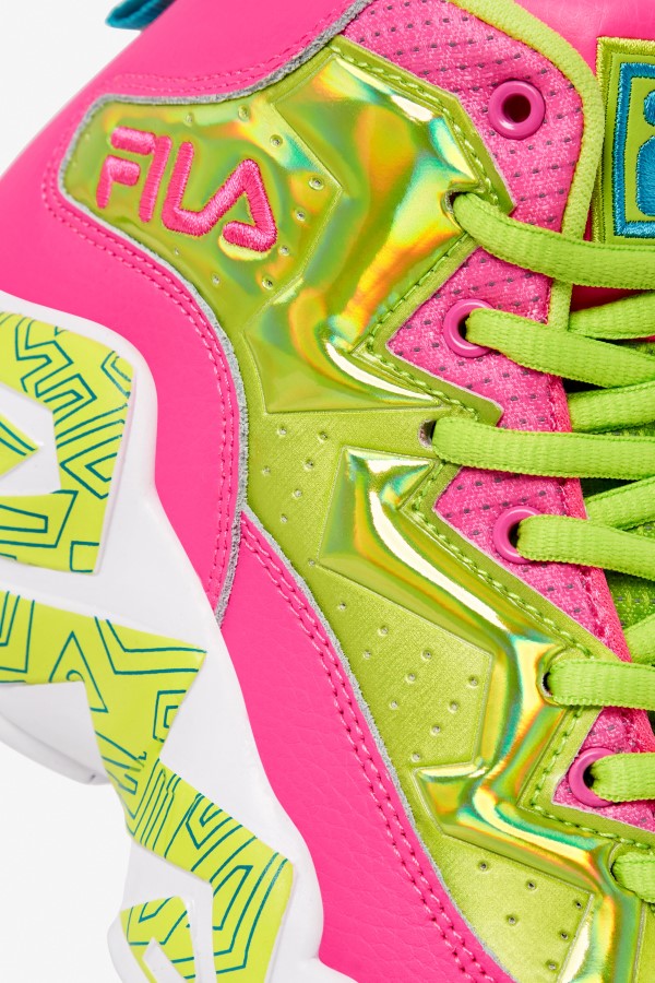 Fila Big Kids\' Mb Night Walk Pink/Lime Punch/White
