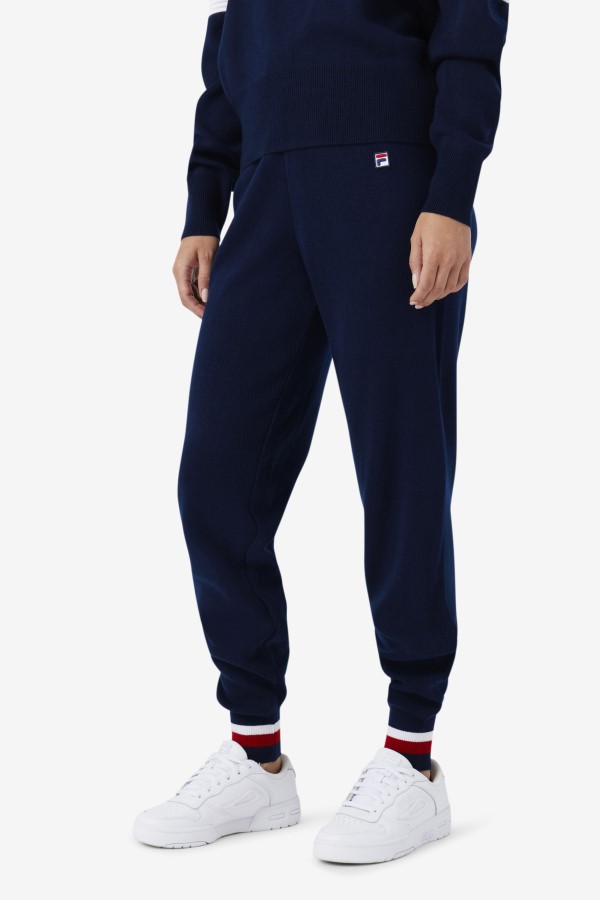 Frankie Knit Pant Fila Navy/Red/White