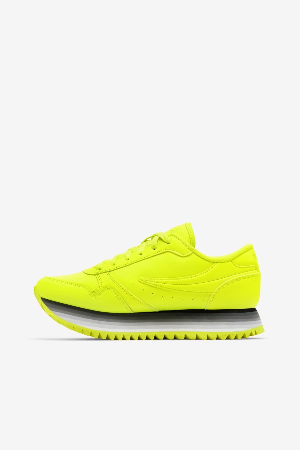 Women\'s Orbit Stripe Fila Yellow/Black/Brilliant White
