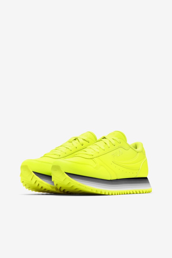 Women\'s Orbit Stripe Fila Yellow/Black/Brilliant White