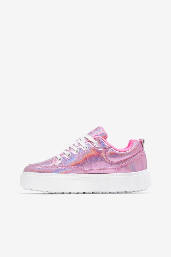 Cotton Candy/White Fila Women\'s Sandblast Iridescent Snake