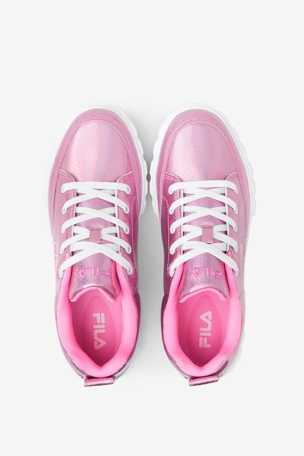 Cotton Candy/White Fila Women\'s Sandblast Iridescent Snake
