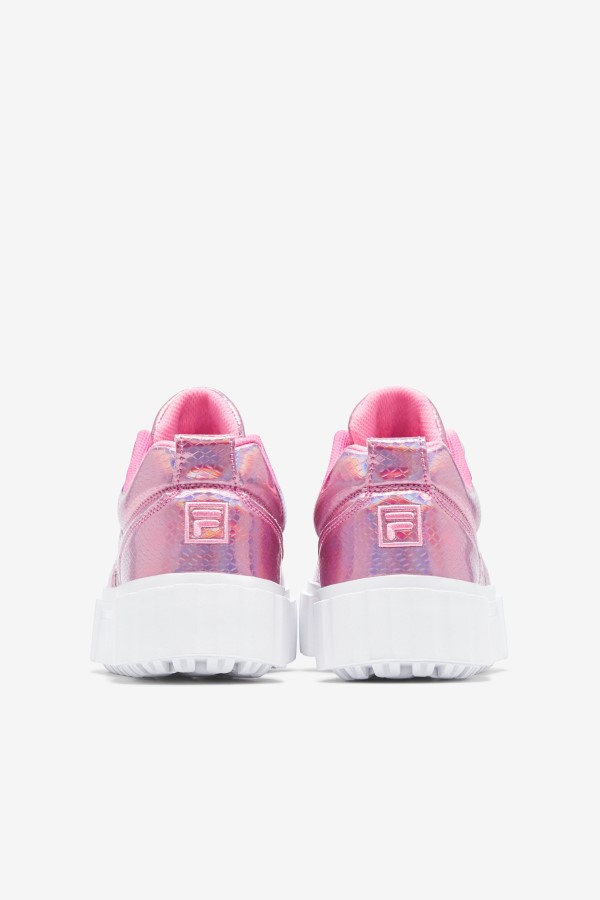 Cotton Candy/White Fila Women\'s Sandblast Iridescent Snake