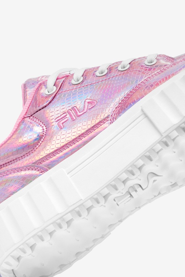 Cotton Candy/White Fila Women\'s Sandblast Iridescent Snake
