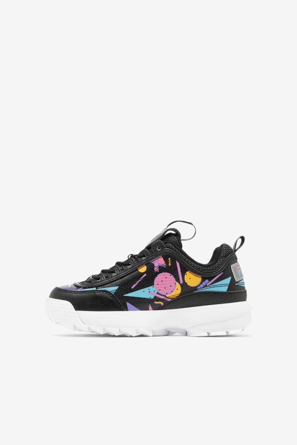 Fila Big Kids\' Disruptor 2 Premium Black/Bubblegum/White