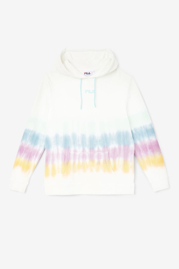 Aerolynn Tie Dye Hoodie White Tie Dye Fila