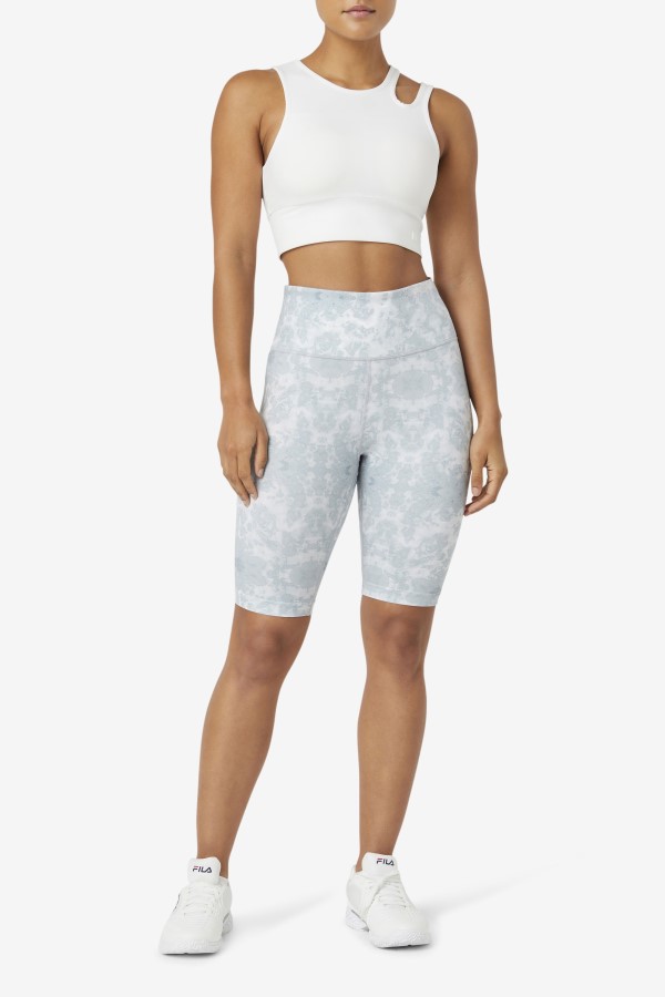 Uplift Slice Crop Bra Top White Fila