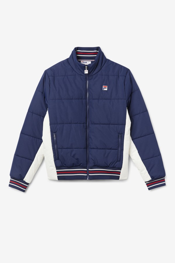 Watson Puffer Jacket Fila Peacoat/Gardenia