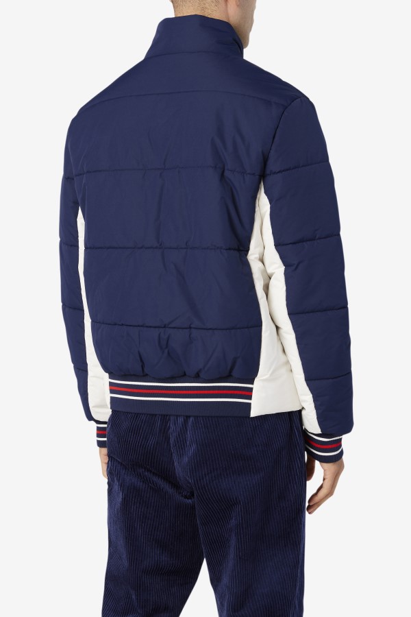 Watson Puffer Jacket Fila Peacoat/Gardenia