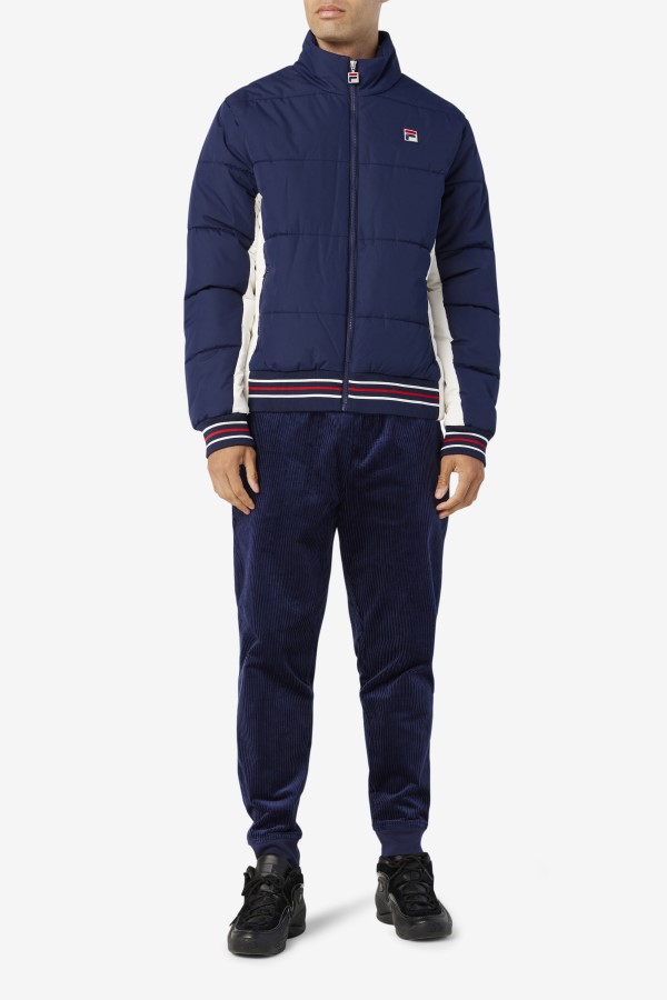 Watson Puffer Jacket Fila Peacoat/Gardenia