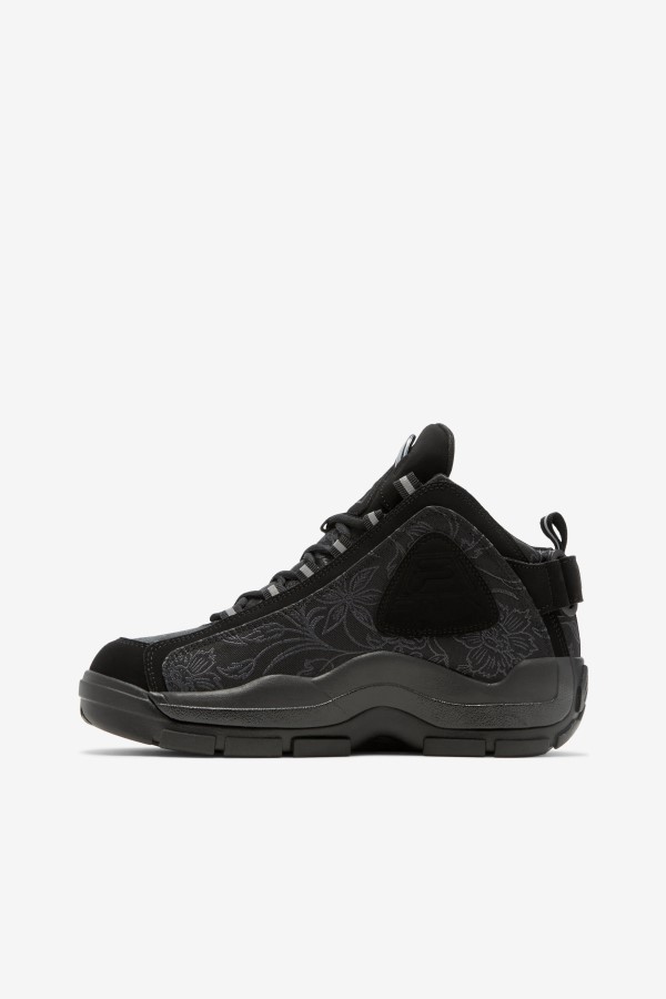 Black Women\'s Grant Hill 2 Floral Jacquard Fila