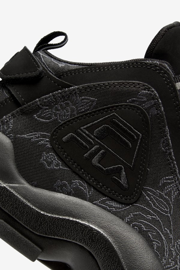 Black Women\'s Grant Hill 2 Floral Jacquard Fila