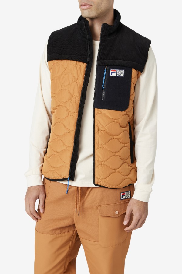 Adobe/Black Fila Crag Vest