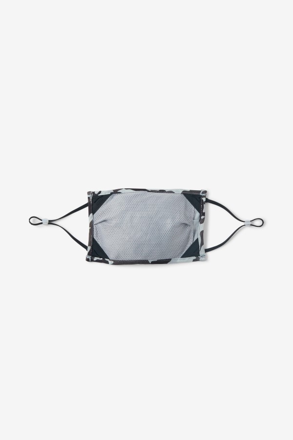 Adjustable Face Mask Black/Grey Camo Fila