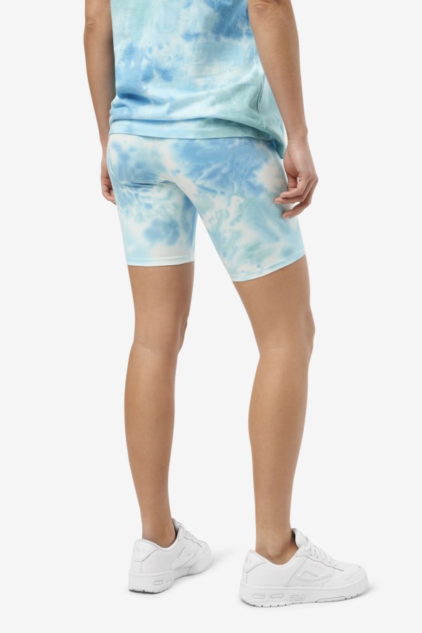 Fila Taima Tie Dye Bike Short White/Splish/All/Latigo Bay