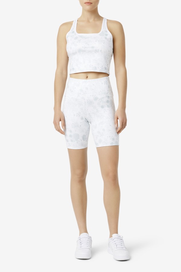 White/Lucent White Amirra Reversible Bike Short Fila