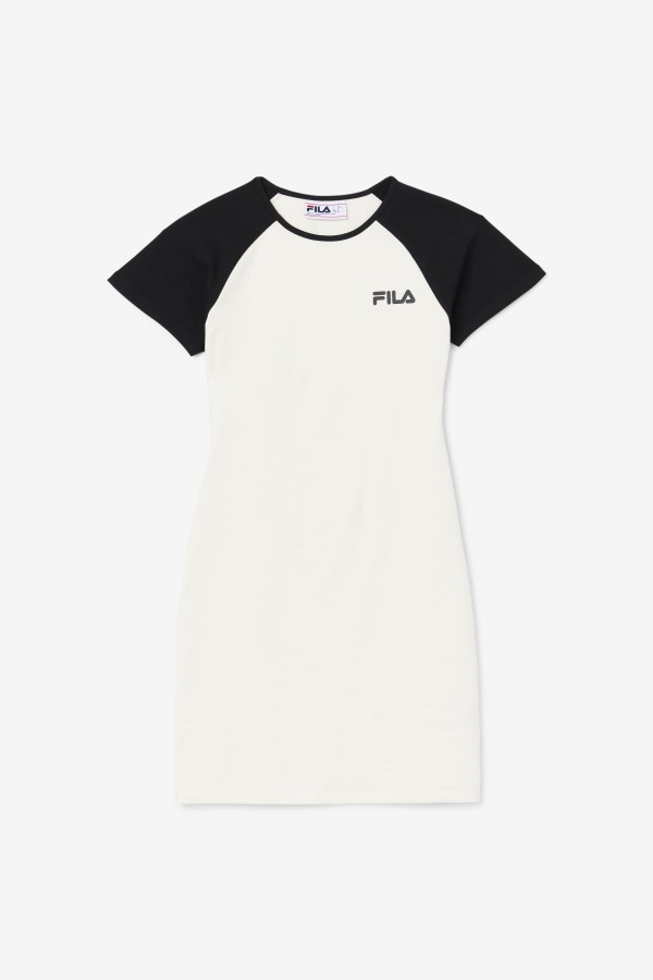 Kyra Dress Gardenia/Black Fila