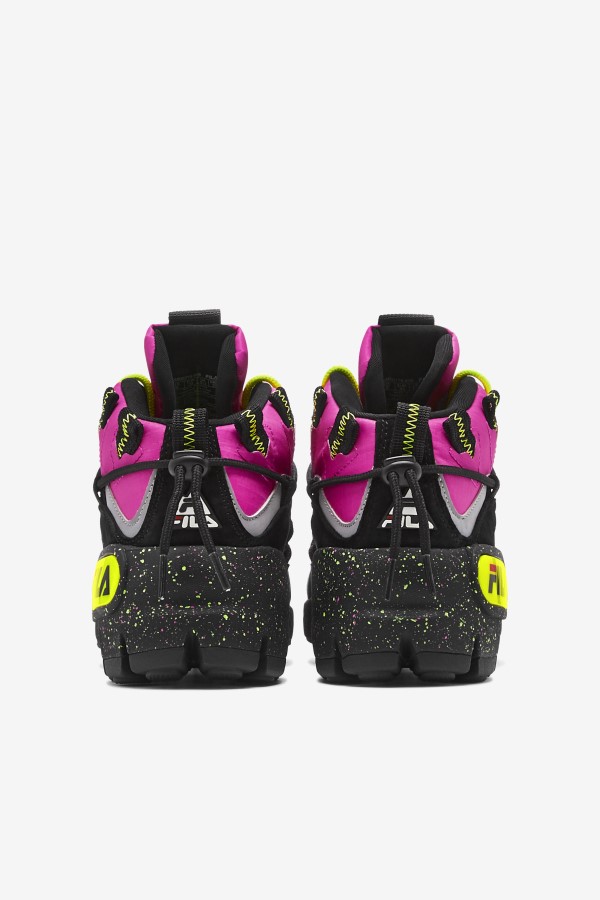 Women\'s Grant Hill 1 x Trailpacer Pink Glow/Black/Yellow Fila