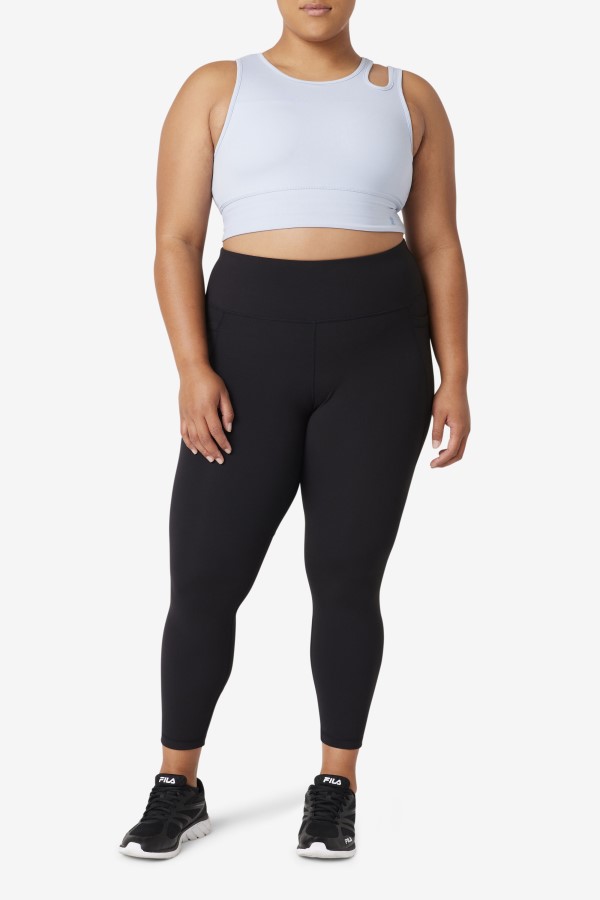 Uplift Slice Crop Bra Top Fila Blue Fog