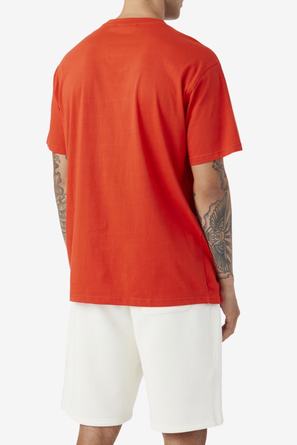 Fiery Red/White Cody Tee Fila